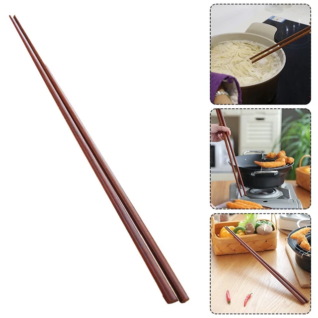 Bastones Vajilla Madera Estilo Japonés Cocinar Cocina Largo Restaurante
