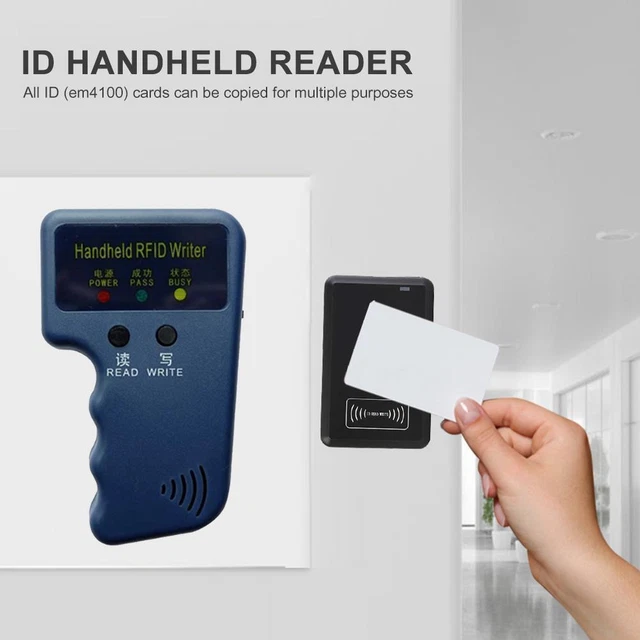 Copiatrice RFID portatile 125 KHz lettore di carte d'identità duplicatore di schede scrittore (5 schede)