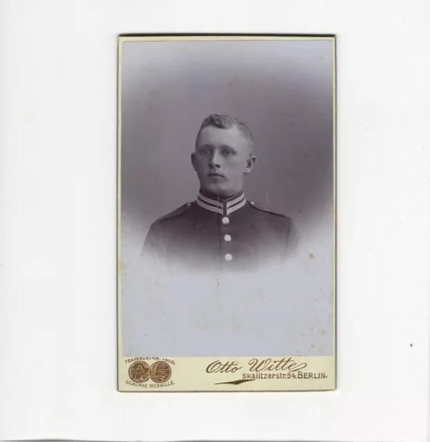 CDV Foto Soldat - Berlin um 1900