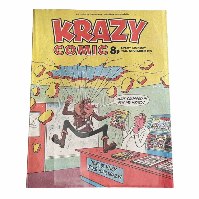 Krazy Comic - 26th November 1977 Just Dropped In For My Krazy!