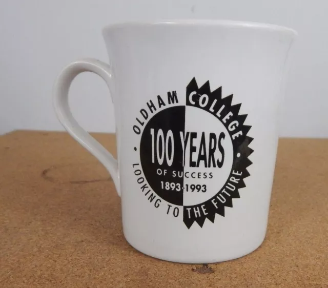 Oldham College 100 years Anniversary mug autumn leaves half marathon