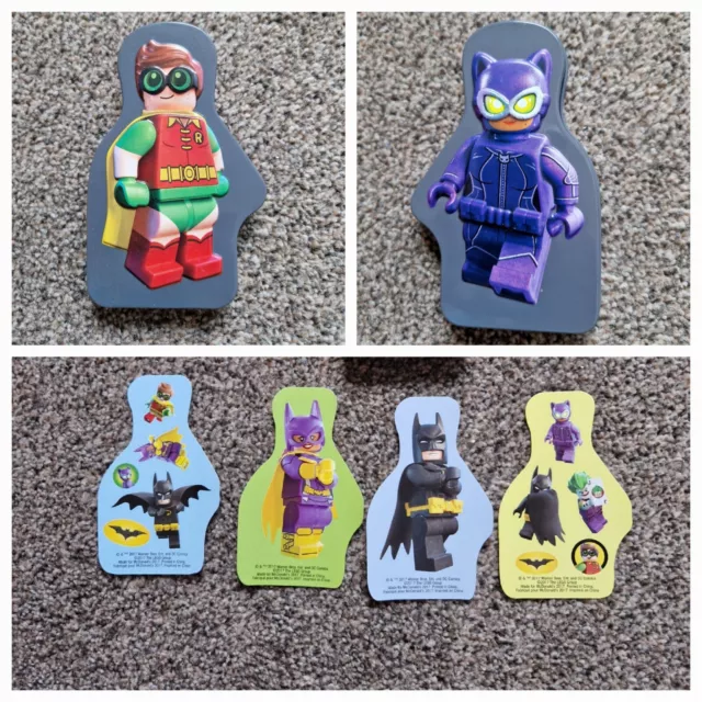 MCDONALDS LEGO BATMAN Minifigure Tin With Cards And Stickers Robin