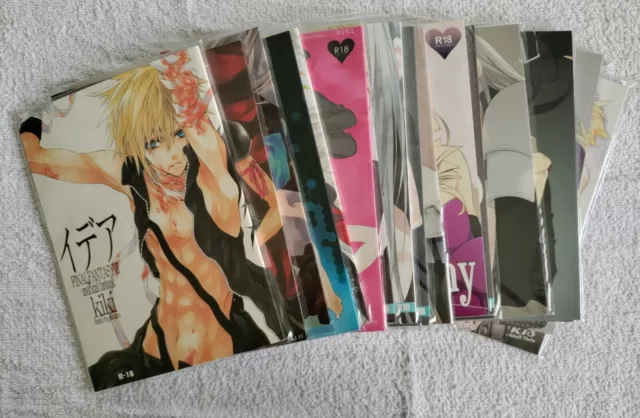 Final Fantasy 7 VII Doujinshi Selection Sephiroth x Cloud Kiki YAOI