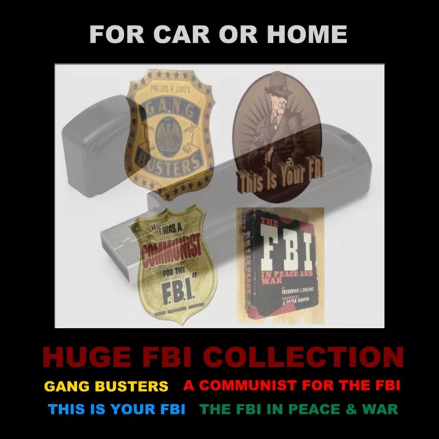 A Huge Fbi Collection Of 655 Old Time Radio Shows On A Usb Flash Drive!