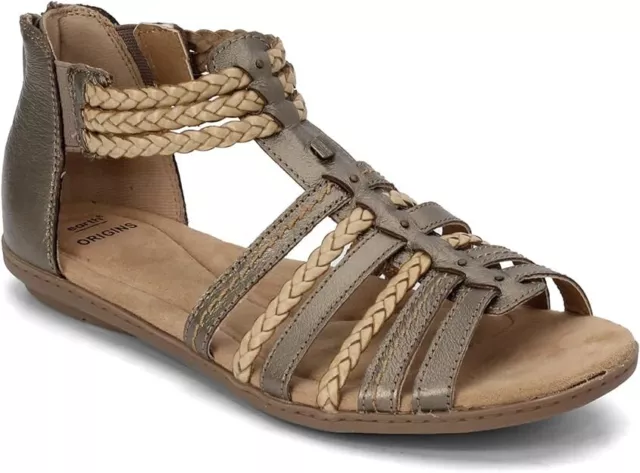 Earth Origins Women's Sandals - Platinum Belle Blaine Sandal - Women SZ 8.5