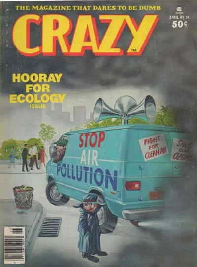 Crazy (Magazine) #24 GD; Marvel | low grade - Pollution cover - we combine shipp