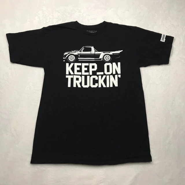 [Hoonigan] Mens Medium Shirt Cotton Racing Ken Block Keep On Truckin Gymkhana 10