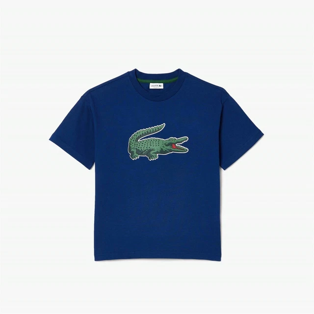 Lacoste Kids Crc Logo T-Shirt Regular Fit Round Neck