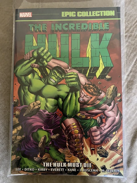 NEW! Incredible Hulk Epic Collection: The Hulk Must Die TPB Vol 2 OOP Marvel!