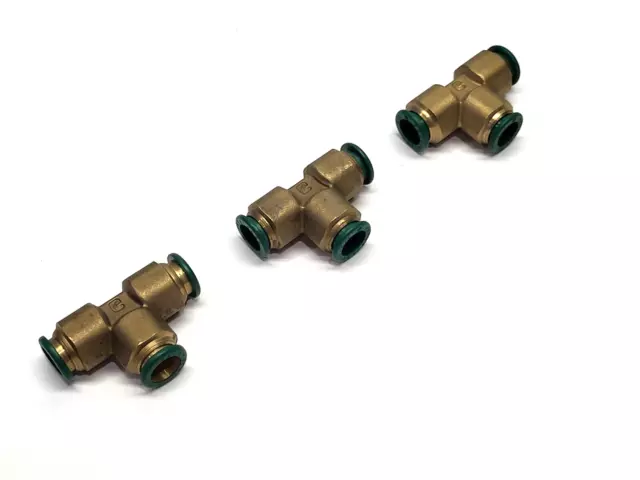 Parker Prestolok Push to Connect Brass Union Tee 1/2" LOT OF 3