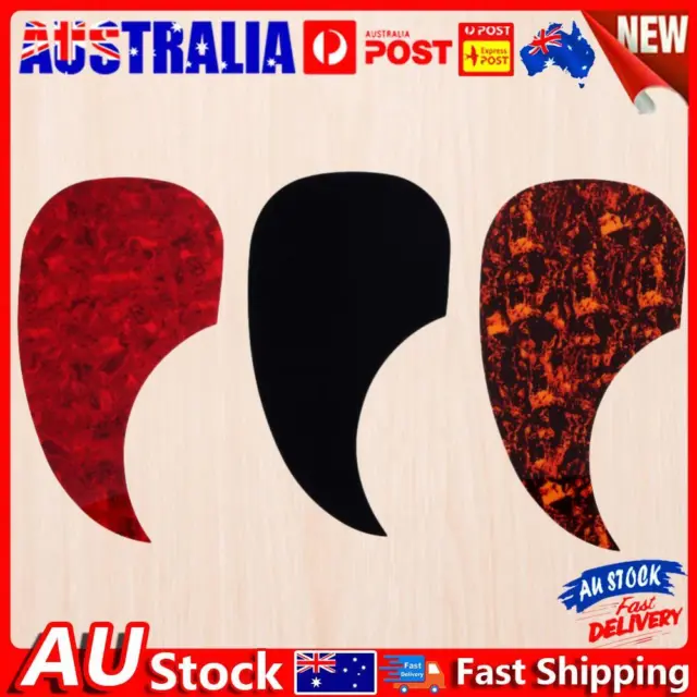 3 X Acoustic Guitar Pickguard Pick Guard Self-adhesive Scratch Plate