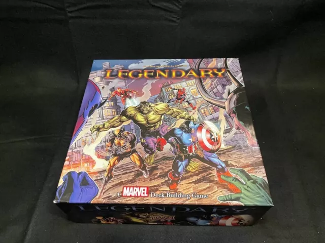 Legendary Marvel Deck Building Board Game  Base Set (Used - Good Condition)