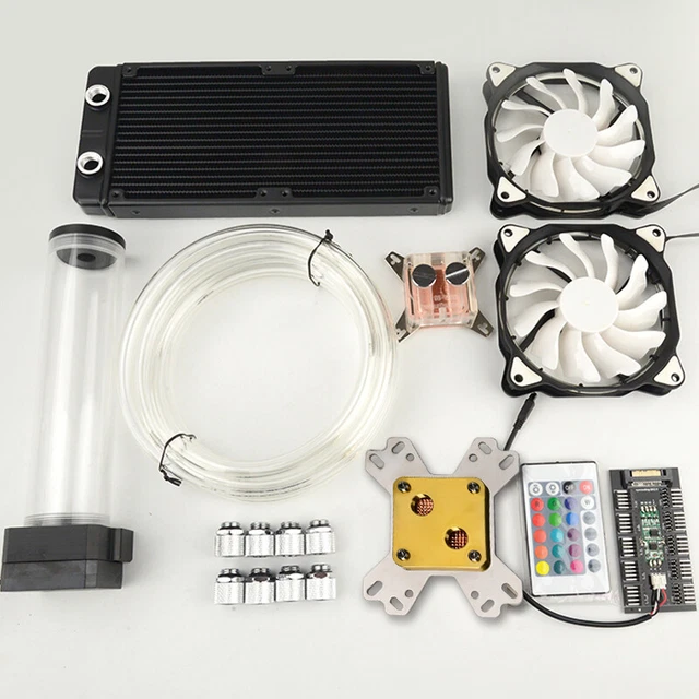 CPU GPU WATER Cooling Kit AMD Computer Liquid Cooling System DIY