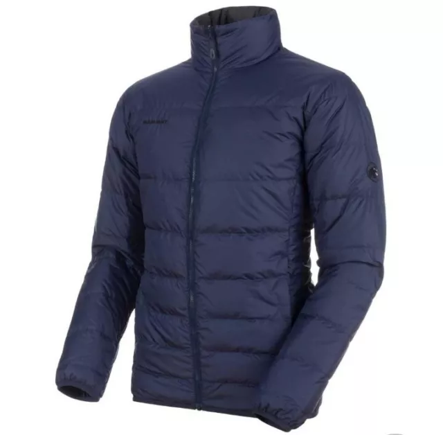 MAMMUT Whitehorn IN Men Daunen M Jacke Marine Phantom Blau Herren Wendejacke