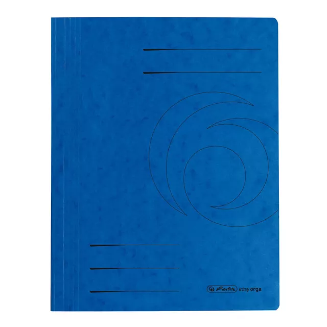 herlitz Schnellhefter Quality Karton blau DIN A4