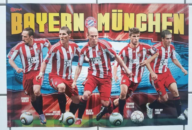 Bravo Sport POSTER FC. Bayern München Robben Ribery Lahm Bundesliga Fussball