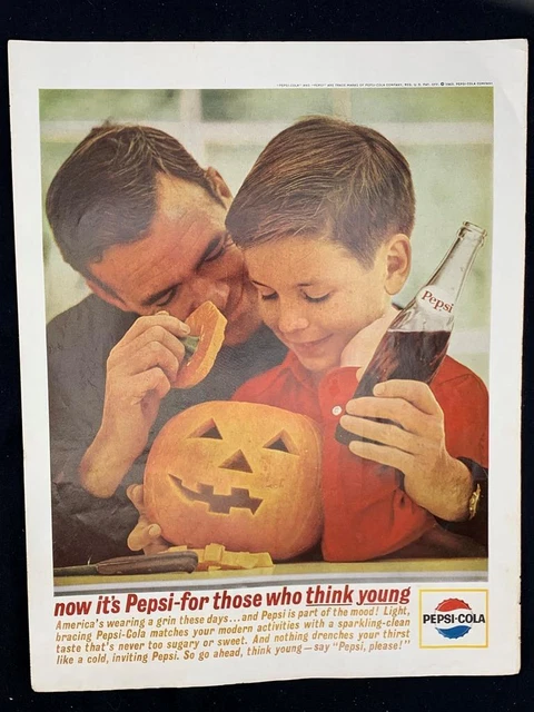 Magazine Ad* - 1963 - Pepsi - Halloween