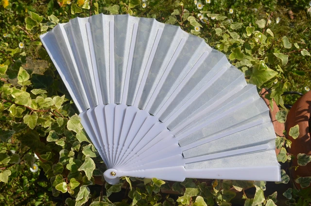 72 Ventagli Bianchi Per Matrimonio - Eleganti, Per Chiesa, Sposa, Ospiti, Occasioni Speciali