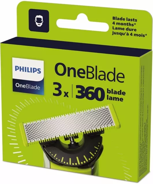 Philips Rasierer/Epilier-Zubehör QP430/50 OneBlade 3x Ersatzklinge