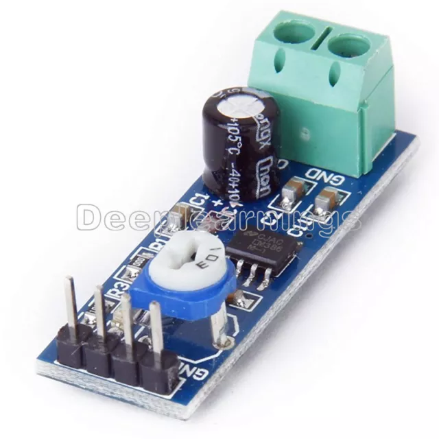 200 Times gain 5V-12V LM386 Audio Amplifier Module 10K Adjustable Resistance