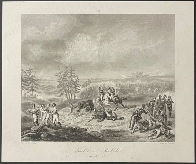BATAILLE DE SAALFELD Maréchal Lannes 1806 Napoléon Bonaparte Allemagne