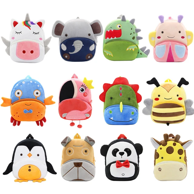 Cartoon Animal Backpack Student Children Cute School Bags Travel Bookbags Lovely