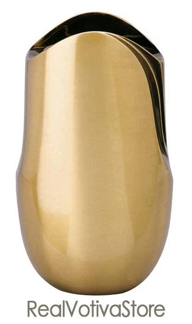 Vase Porte-fleurs En Bronze Pour Plaque Funéraire – Ligne PISSIDE RAMO – Modèle P.03.1353