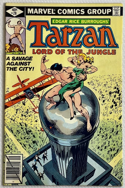 MARVEL COMICS GROUP Tarzan Lord of the Jungle Sept 1979 No. 28 BD BOOK ...