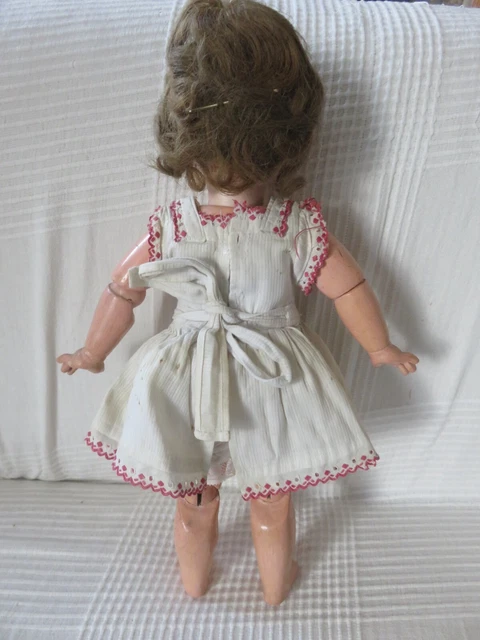 Belle poupée ancienne tête porcelaine Jumeau Bouche Fermée taille 6 3