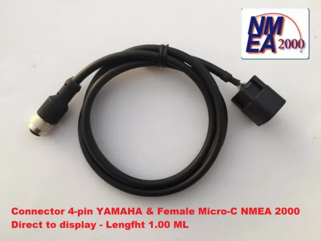 Yamaha Engine Lowrance Interface Cable NMEA 2000 direct to display