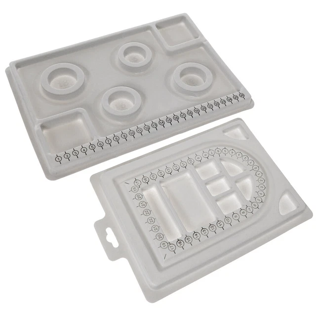 Planche à perles pour bijoux à bricoler soi-même, 2 pièces, planche de