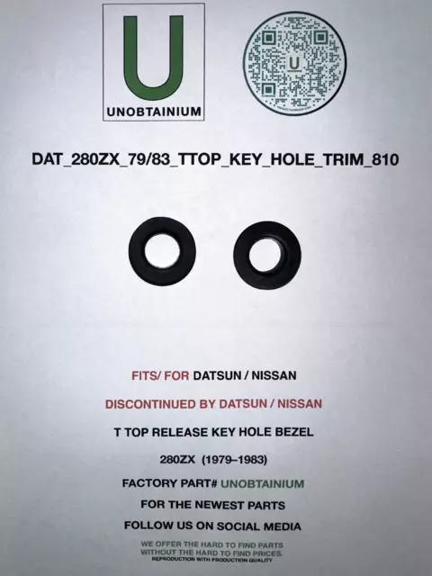 For Datsun Nissan 280Zx (1979-1983) T Top Key Hole Bezel