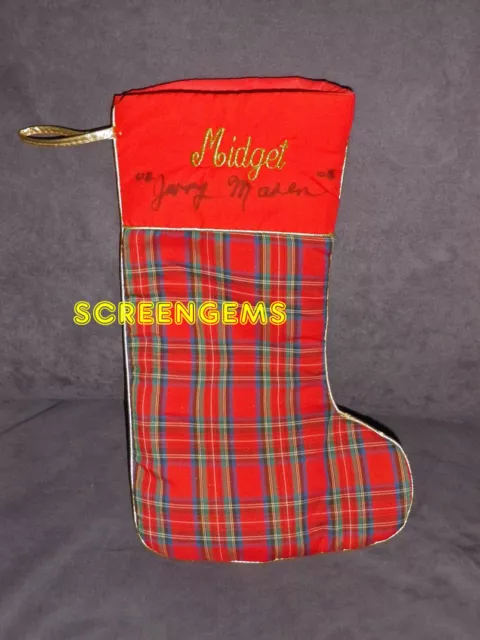 Wizard of Oz Jerry Maren estate personal Christmas stocking Munchkin Midget RARE