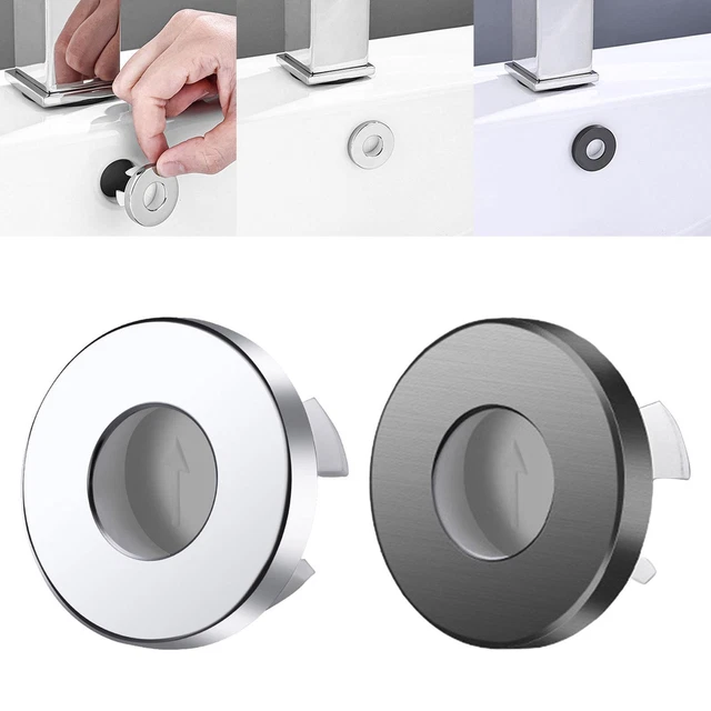 Kielle - Couvercle De Trop-plein De Baignoire, Blanc Brillant 11601050