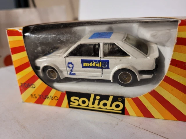 Miniature Ford Escort 1982 Solido 1/43 – Modèle Neuf, Voiture De Collection