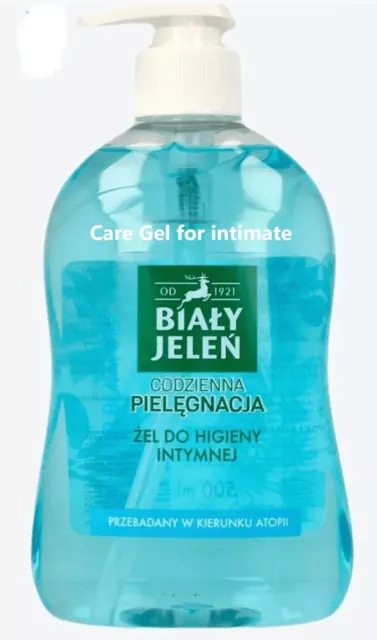 1x Bialy Jelen Daily Care Gel for intimate hygiene - Cornflower Blawatek 500ml