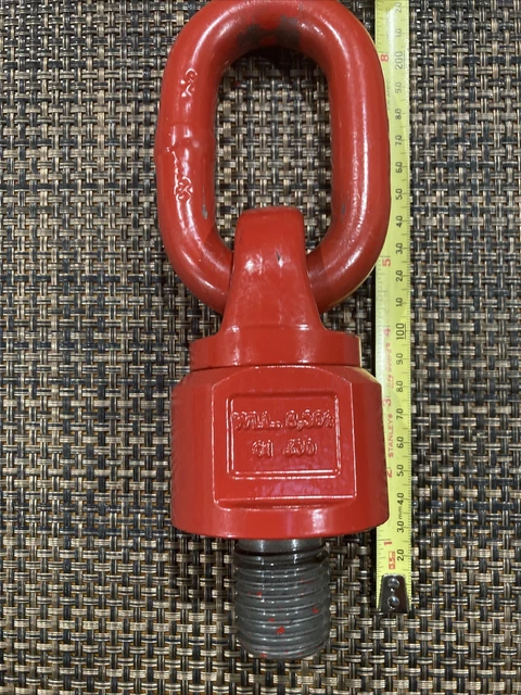 🇺🇸NEW 360° Rotation Hoist Ring Heavy Duty M30-8, WLL 5.3t CE Certified J30🇺🇸