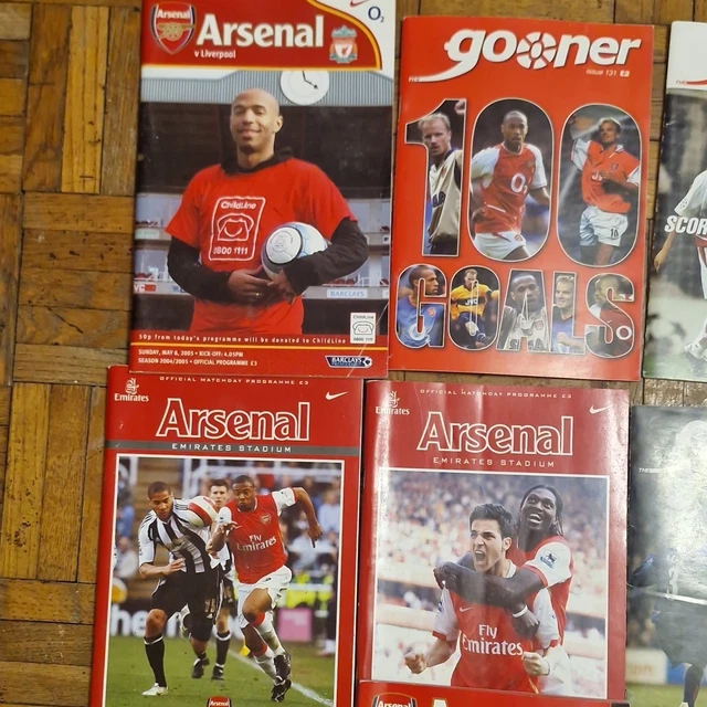 Picclick.com ARSENAL FC MATCH Programme Bundle £5.45 - PicClick UK