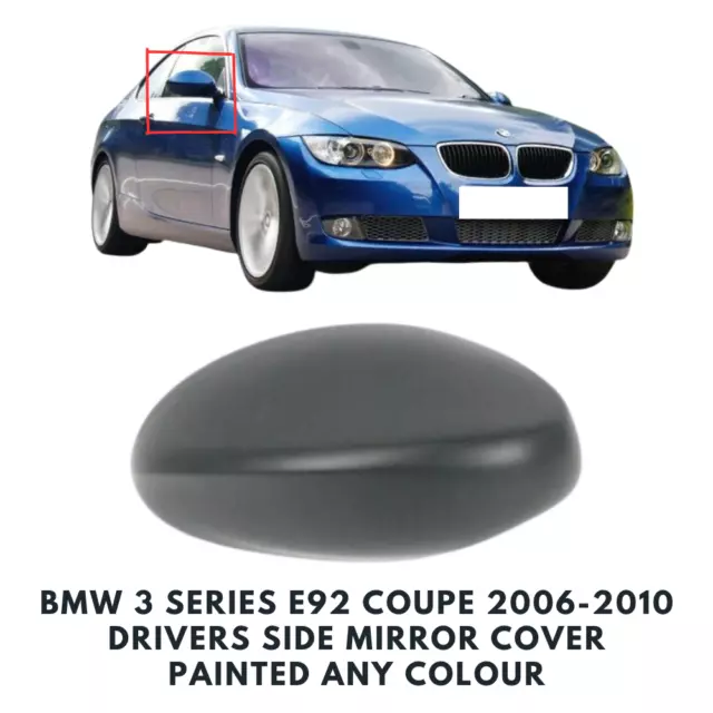 Rétroviseur Miroir Housse Peint Pour BMW 1 Série E82 Coupé 2007-2014 Côté  Droit