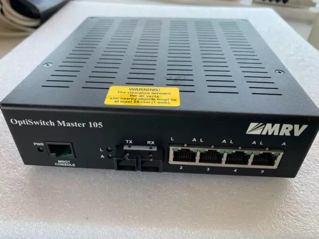 MRV OptiSwitch Master 105 OSM105-F/S1 Ethernet Access OTU