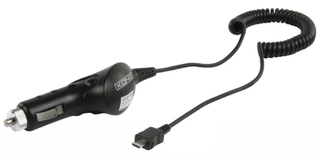 CARICABATTERIA UNIVERSALE MICRO USB PER ACCENDISIGARI AUTO carica batterie spina