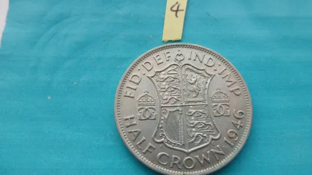George vi silver Half crown coin 1946   4 ov 7