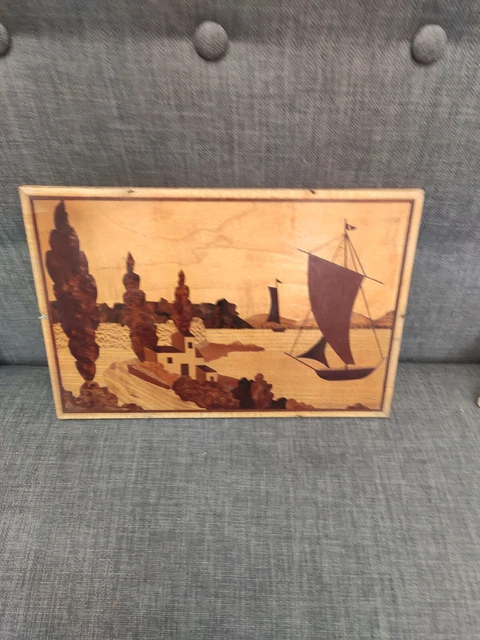 Ancien Jouet Décoratif Marin – Bateau Basculant – Vintage
