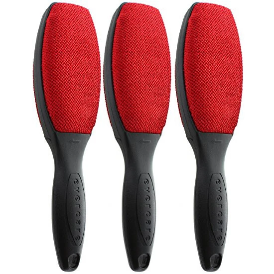 Evercare Magic Lint Remover brush 3-pack, Black, Double Sided