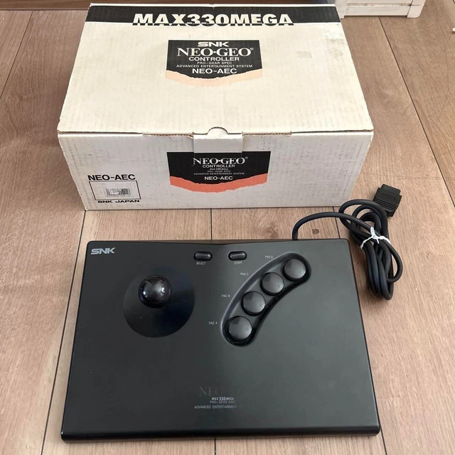 ネオジオ NEOGEO 純正 コントローラー MAX330 MEGA AEC NEO GEO MAX 330 MEGA Controller Neogeo SNK Working tested