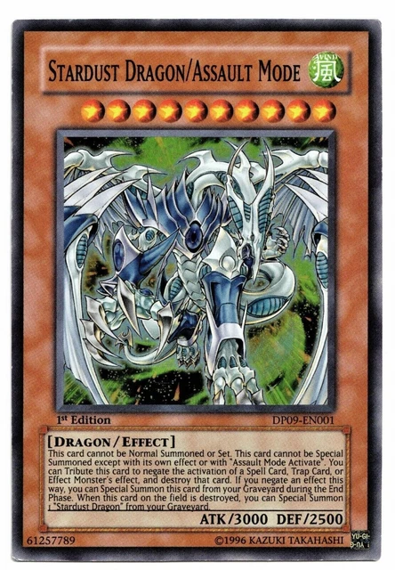 YUGIOH COMPLETE STARDUST Dragon Assault Mode Deck + Sleeves! Tournament  Ready!!! $69.99 - PicClick