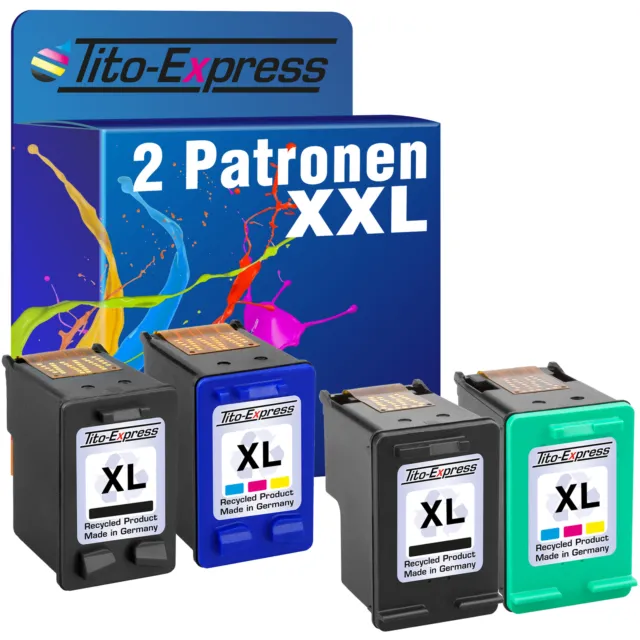 Set 2 cartucce per HP21XL HP22XL HP27XL HP28XL HP56XL HP57XL HP336XL HP342XL