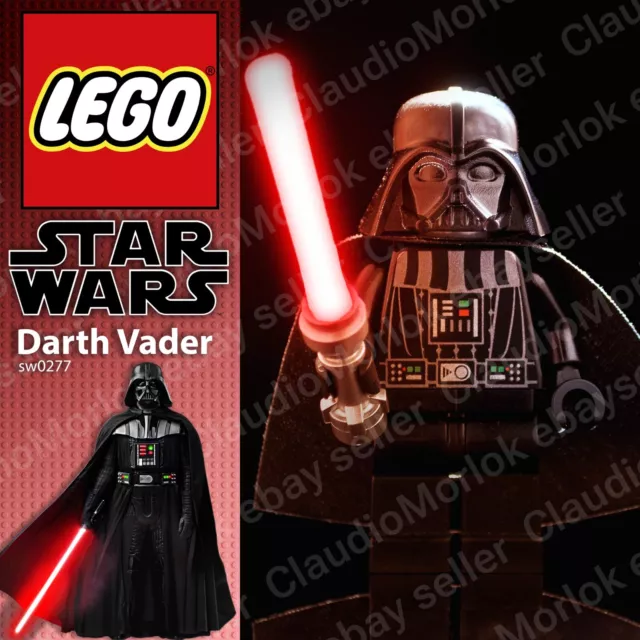 ⭐ LEGO Darth Vader minifigure sw0277 Star Wars white Pupils Jedi Sith 10212