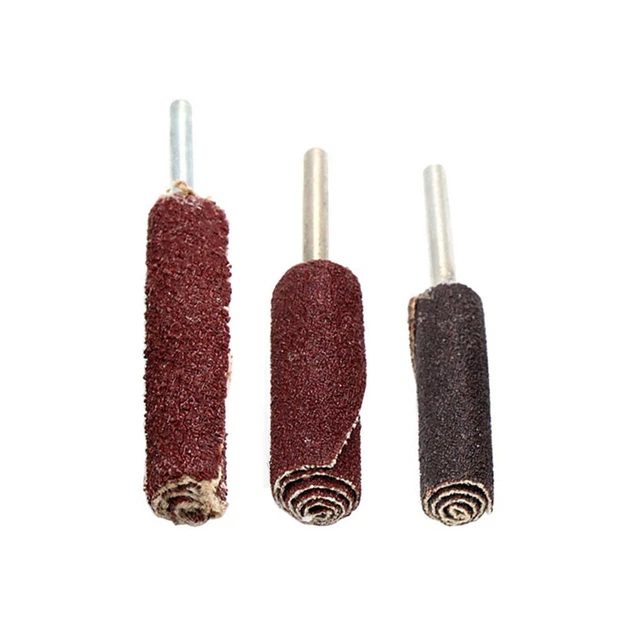 Cabezal de molienda de alta calidad papel de lija 3 piezas 3 × 10 × 30 mm cabezal de rueda de molienda