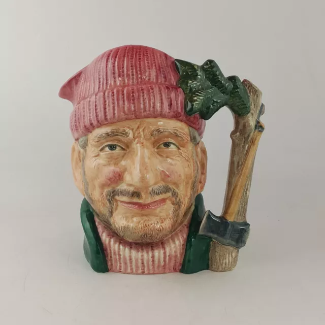 Royal Doulton Large Character Jug D6610 - Lumberjack (Chipped) - 7141 RD